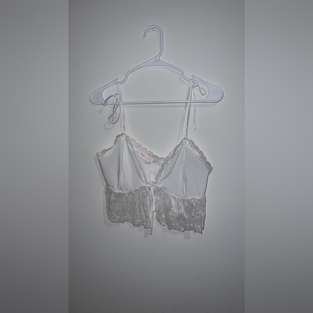Lace crop top